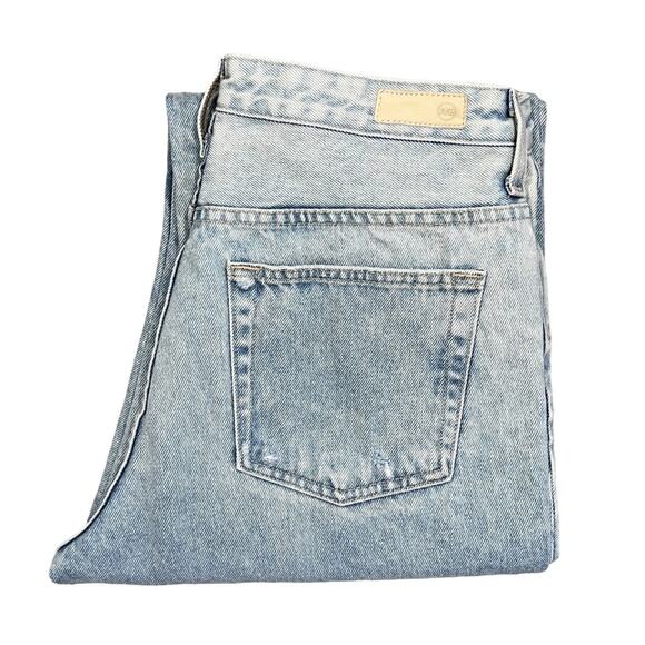 AG Adriano Goldschmied Rhett Aflame Vintage High Rise Straight Crop Jeans 32R - Picture 9 of 16